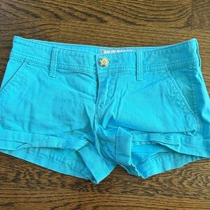 Abercrombie & Fitch Turquoise Jean Shorts